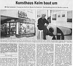 Umbau Galerie und Kunsthaus KEIM